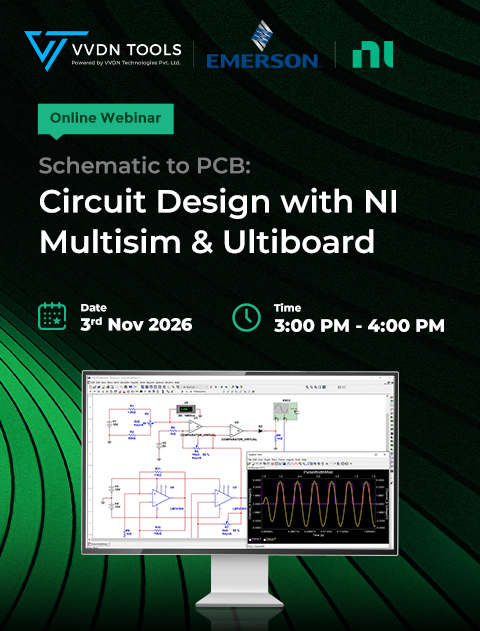 Schematic to Prototype PCB: Accelerating Electronic Circuit Design, simulator to  PCB with NI Multisim & Ultiboard