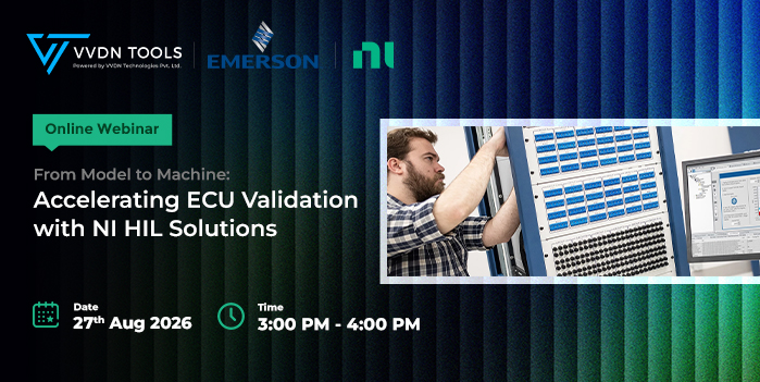Live Webinar: From Model to Machine: Accelerating ECU Validation with NI HIL Solutions
