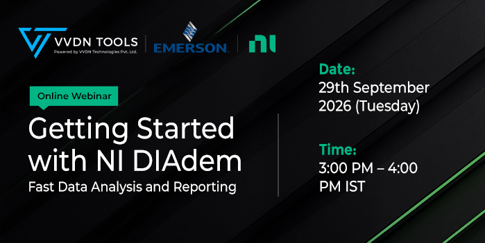 Live Webinar : Getting Started with NI DIAdem: Fast Data Analysis and Reporting