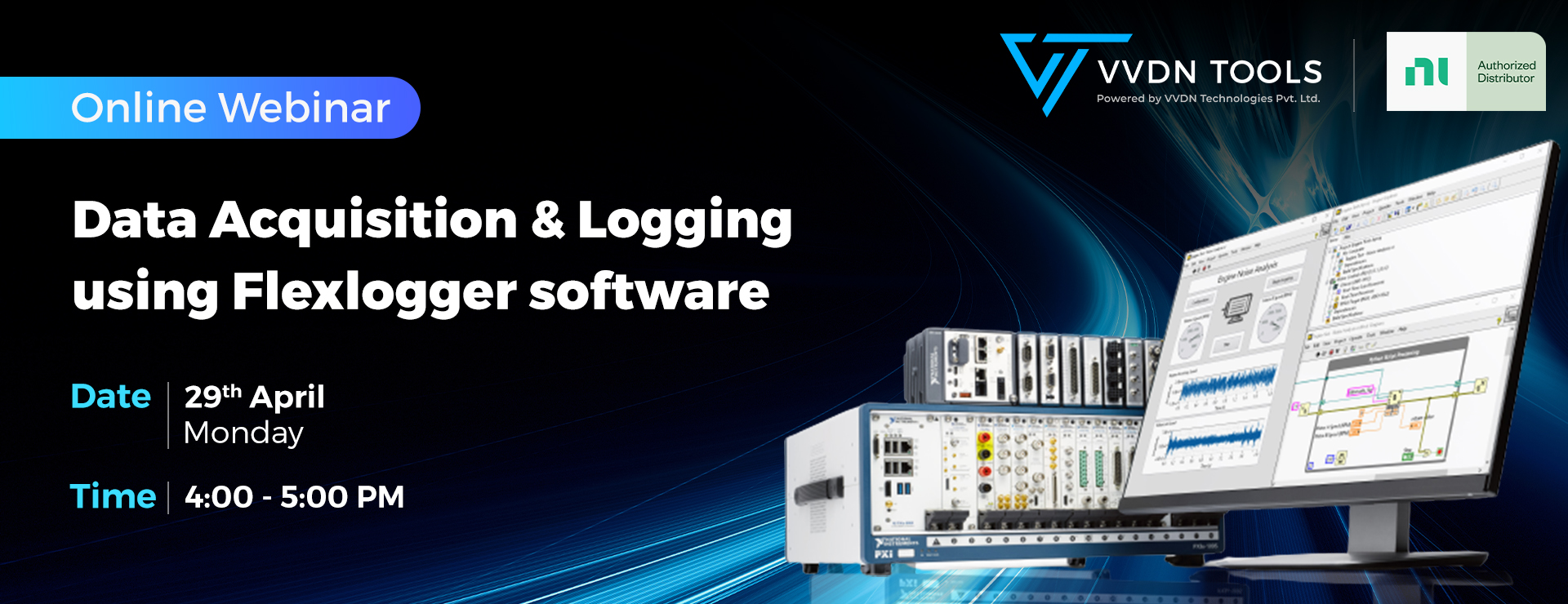 Data Acquisition & Logging using Flexlogger software